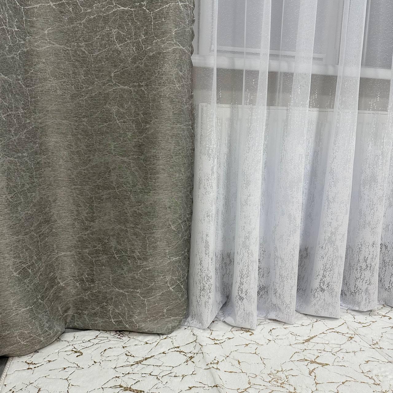 Штори Лорен жаккардові 1,5х2,7 м 2 шт. Сірий - фото 2 Штори Лорен жаккардові 1,5х2,7 м 2 шт. Сірий - фото 2