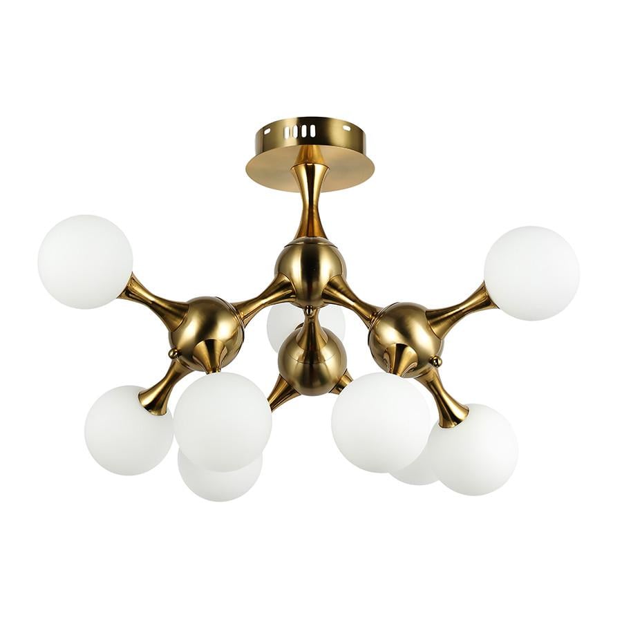 Люстра 7529817-9 BRZ/WH Бронза/Белый