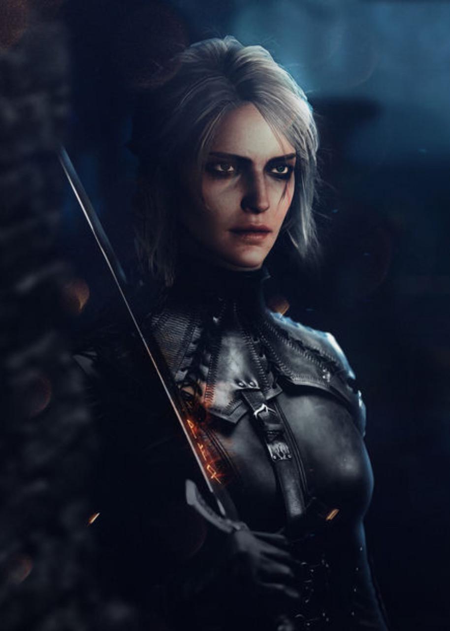 Картина GeekLand The Witcher Ведьмак Цирилла