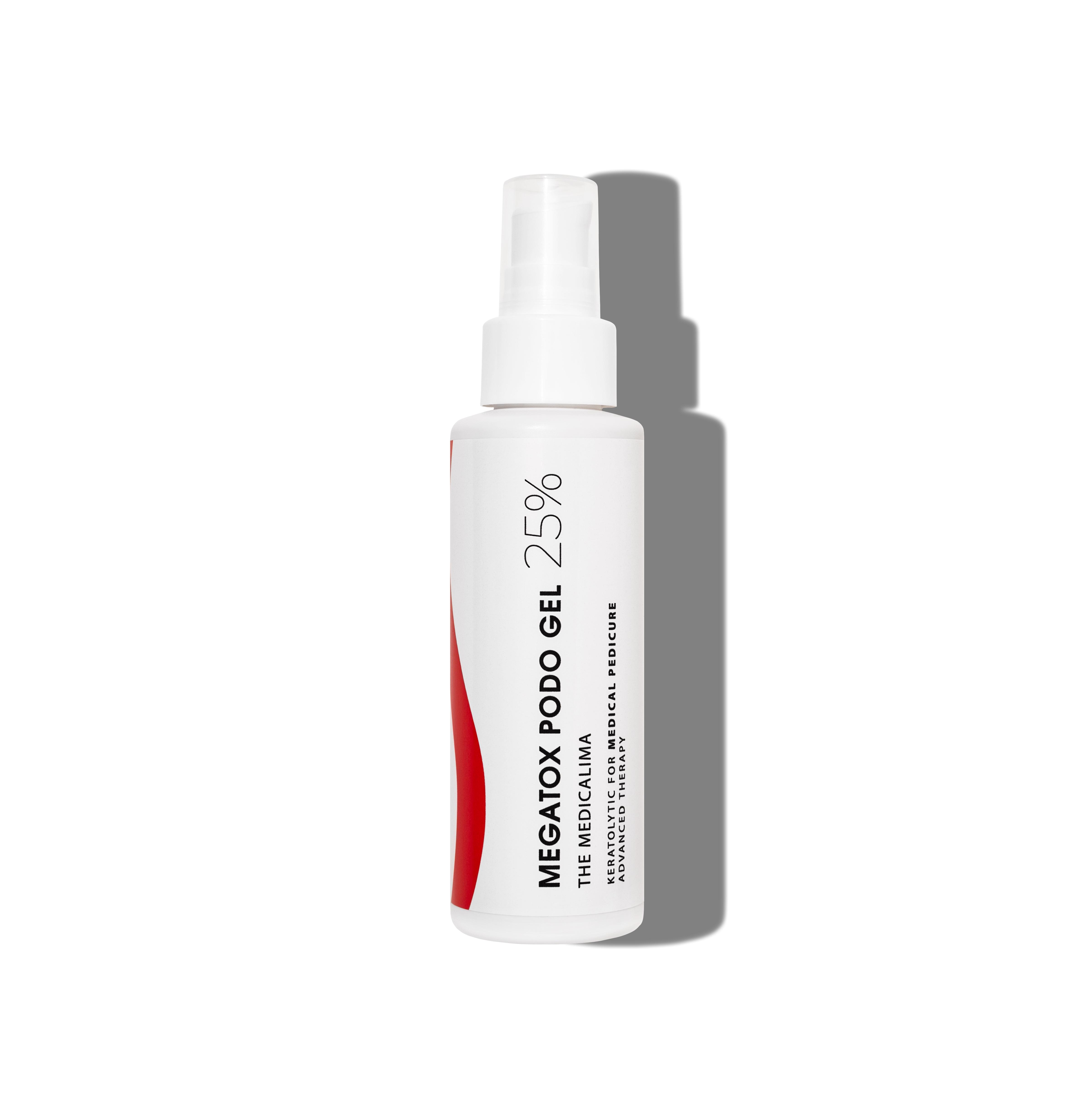 Кератолитик для педикюра гелевый Megatox Podo Gel с 25% мочевины 100 мл