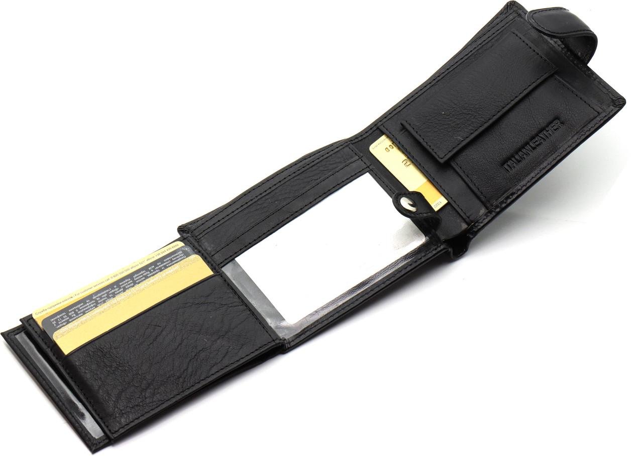 Портмоне мужское St Leather классическое из натуральной кожи Черный (ST102) - фото 6 Портмоне мужское St Leather классическое из натуральной кожи Черный (ST102) - фото 6