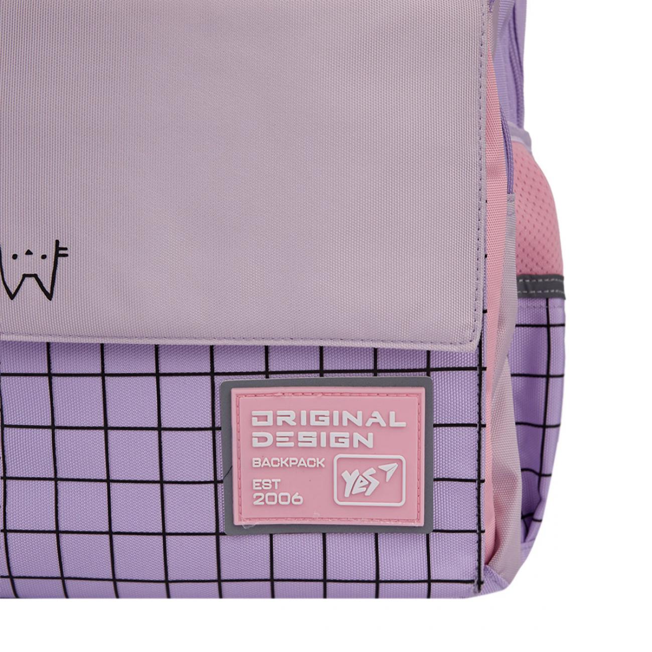 Шкільний рюкзак YES Favorite Kitty TS-48 з ортопедичною спинкою (550035) - фото 15 Шкільний рюкзак YES Favorite Kitty TS-48 з ортопедичною спинкою (550035) - фото 15