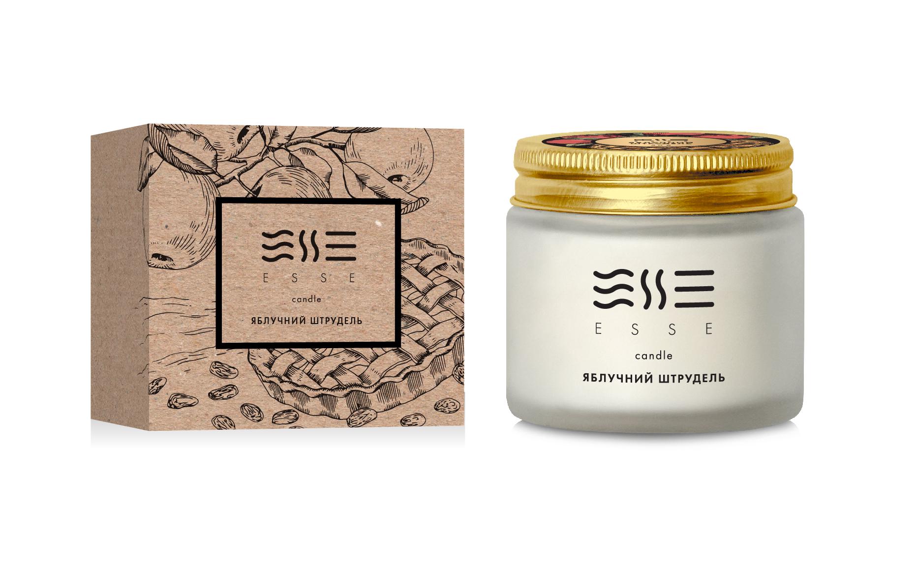 Аромасвечка Esse HOME Яблочный штрудель 50 г (32147909) Аромасвечка Esse HOME Яблочный штрудель 50 г (32147909)