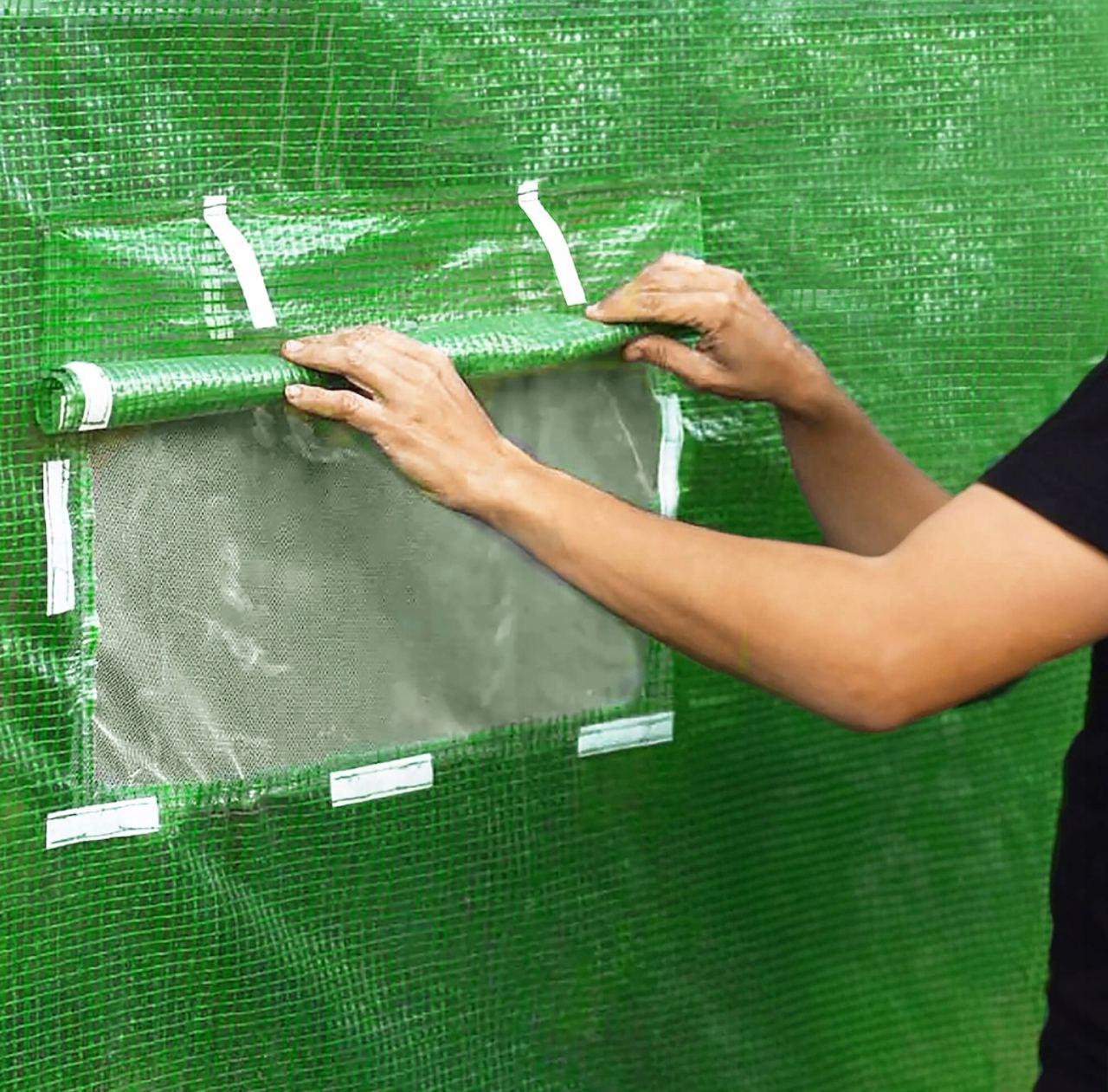 Теплиця парник Garden Line з оцинкованим каркасом та армованою плівкою UV-4 3х2х2 м 6 м2 - фото 8