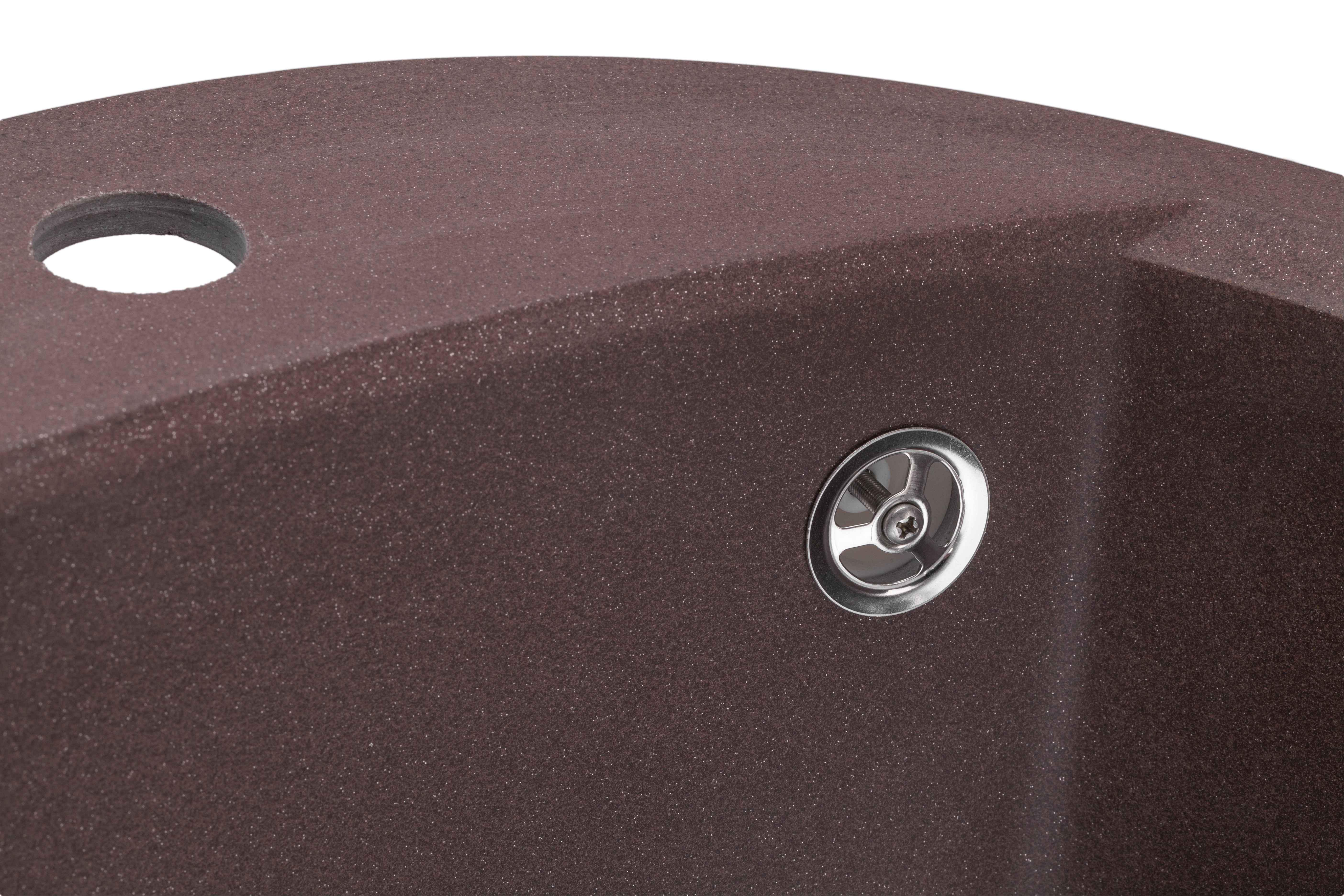 Мойка для кухни Granado Ronda 490х470х200 мм Marron - фото 4