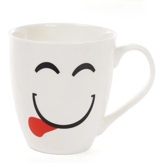 Чашка керамическая Flora Смайл 0,55 л (28330)