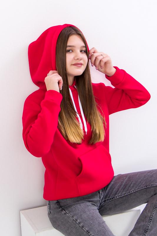 Худі для дівчинки Носи своє підлітковий 146 см Червоний (6354-025-v10)
