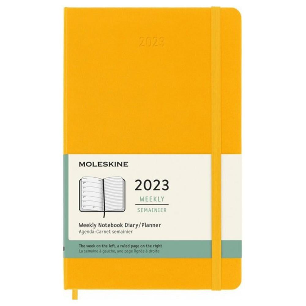 Еженедельник Moleskine 2023 средний Оранжевый (DHM212WN3Y23)