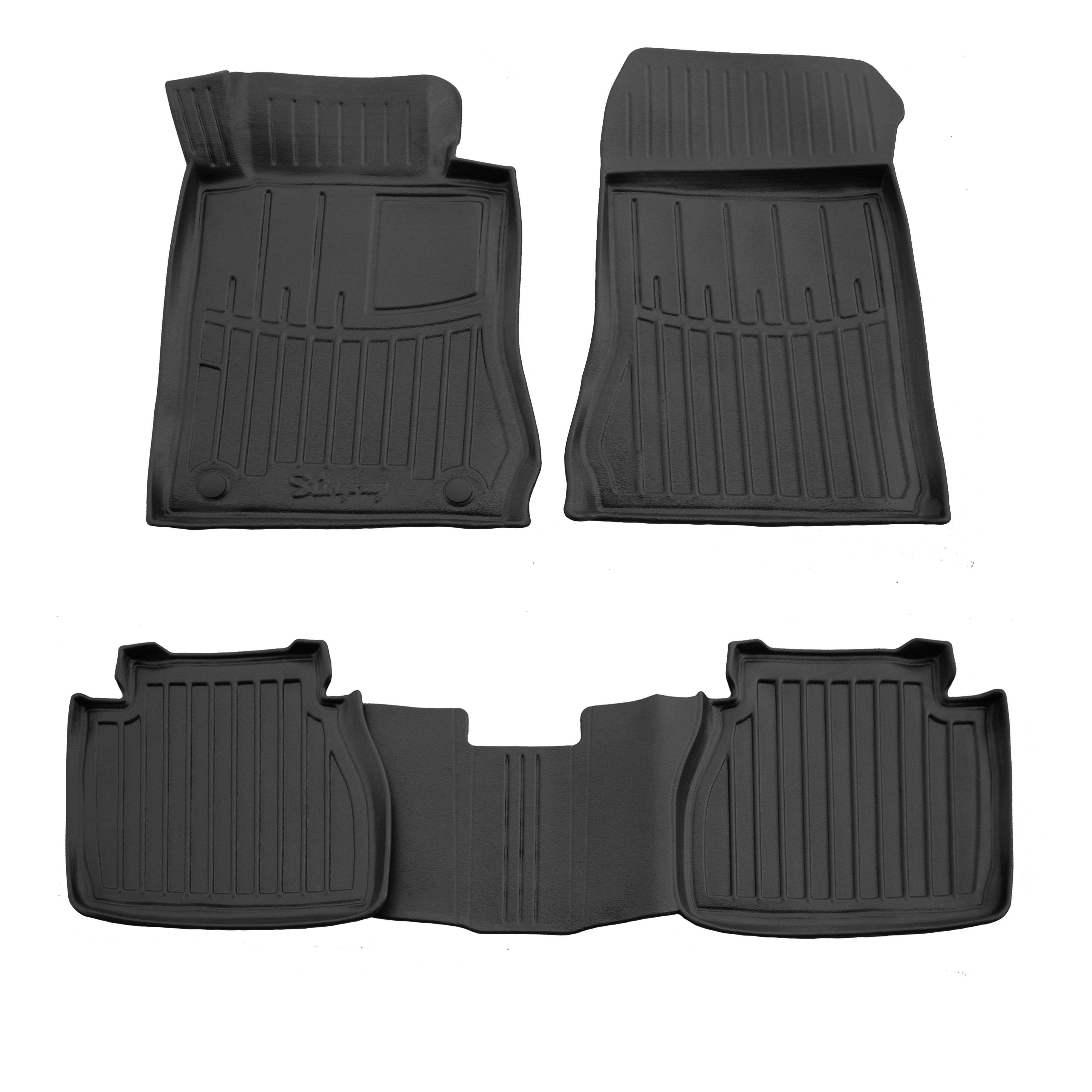Коврики Stingray 3D для Mercedes E-сlass W210 1995-2002 рр. полиуретан 4 шт. Черный (158312)