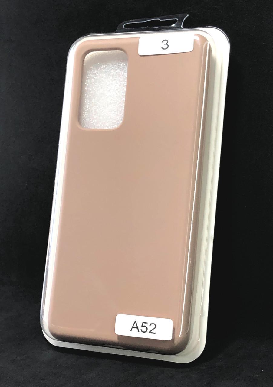 Чехол для телефона Samsung A52 Silicone FULL №3 Pink sand (4you)