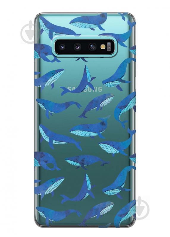 Чехол iSwag для Samsung Galaxy S10 Киты (H397)