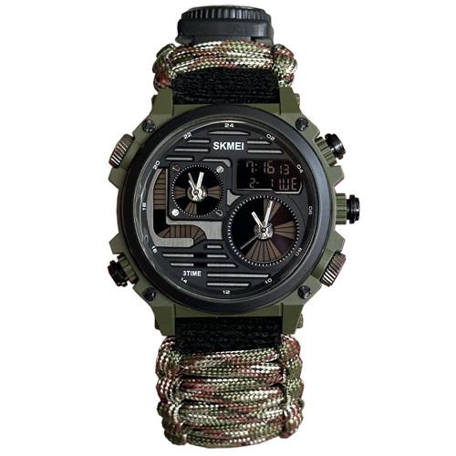Наручные часы Skmei Compass 2202CMGN Paracord Green Camo (2245499837)