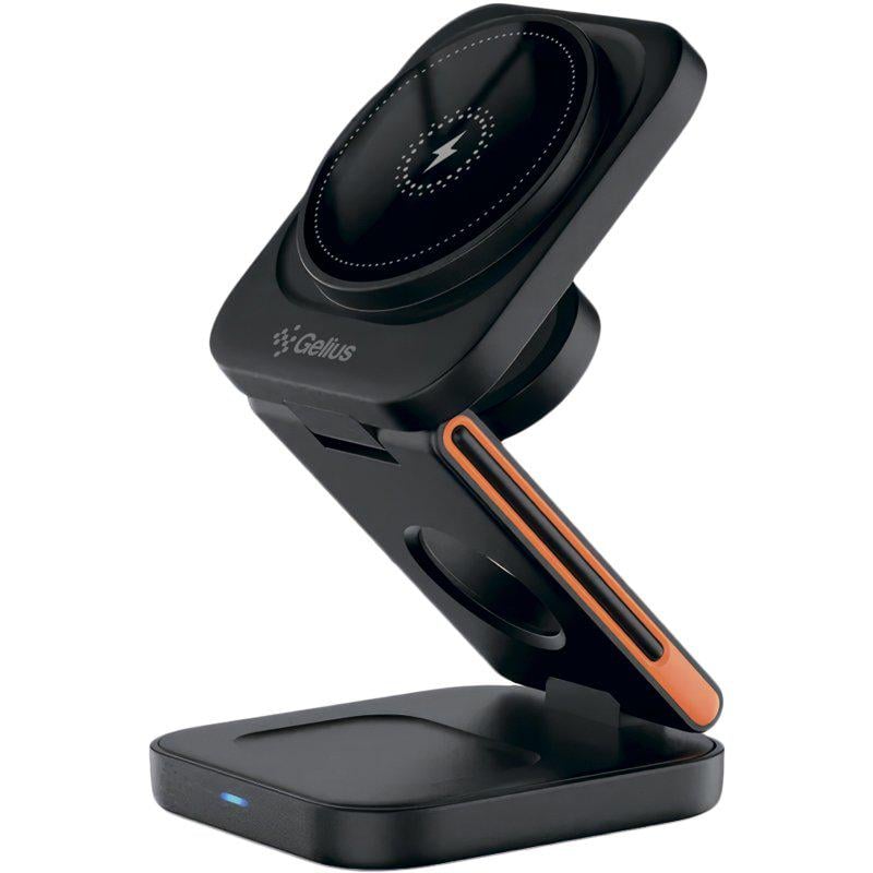 Зарядное устройство беспроводное Gelius Gravico GP-WC014 3in1 15W Black (100990)