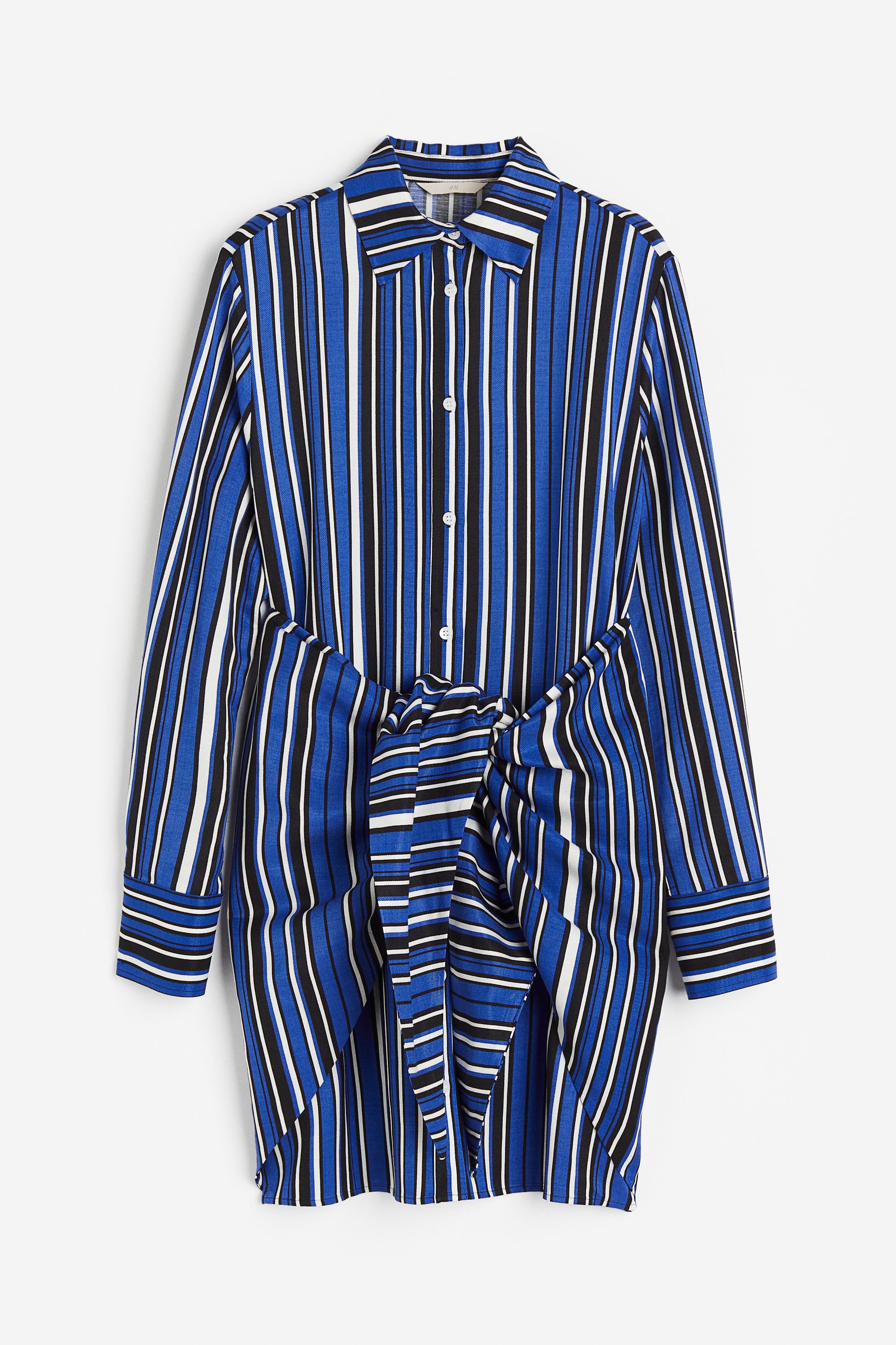 Сукня-сорочка H&M S Синьо-чорний (E24071180209) Сукня-сорочка H&M S Синьо-чорний (E24071180209)