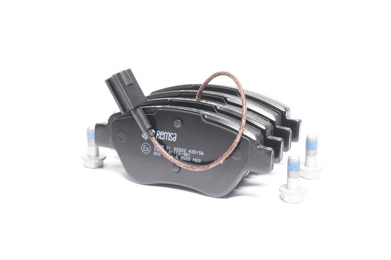 Колодки тормозные дисковые Citroen Nemo Fiat Bravo Stilo передние (0858.01 Remsa)