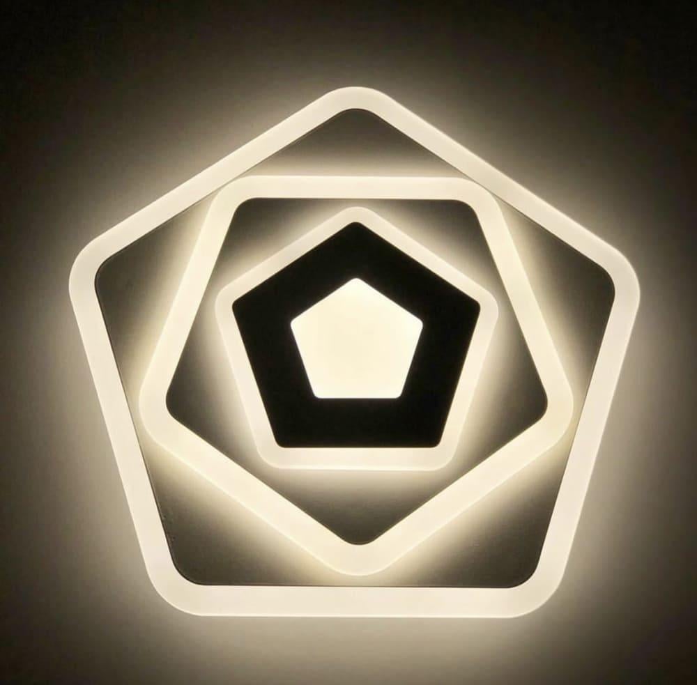 Светильник минималистичный LED для небольших комнат Ø 20 см (2261-200 WT C) - фото 3 Светильник минималистичный LED для небольших комнат Ø 20 см (2261-200 WT C) - фото 3