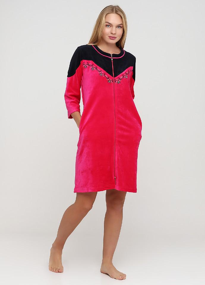 Халат Wild Love L Малиновый (20845-01)