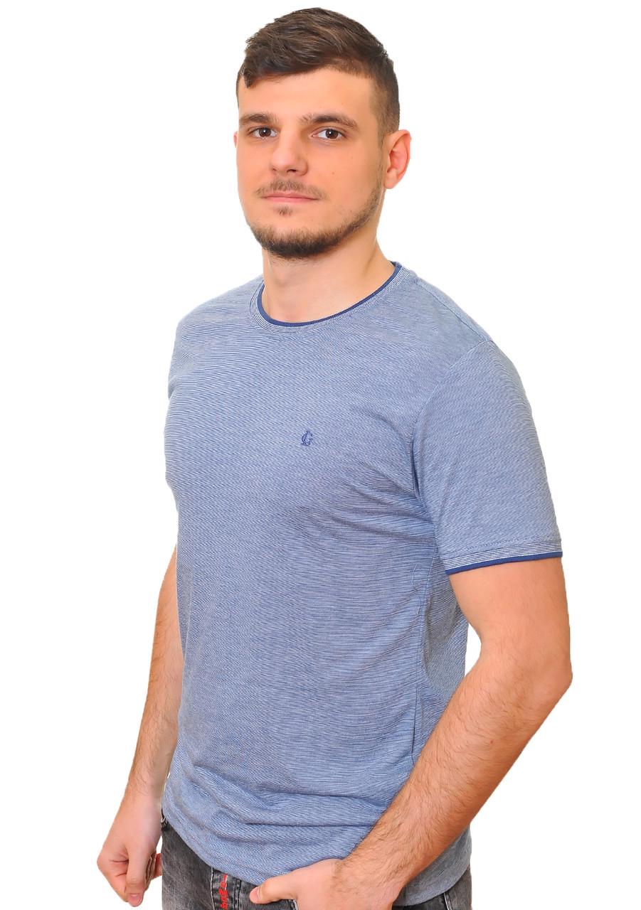 Футболка чоловіча Le Gutti 23-1517-07 L Блакитний - фото 3 Футболка чоловіча Le Gutti 23-1517-07 L Блакитний - фото 3