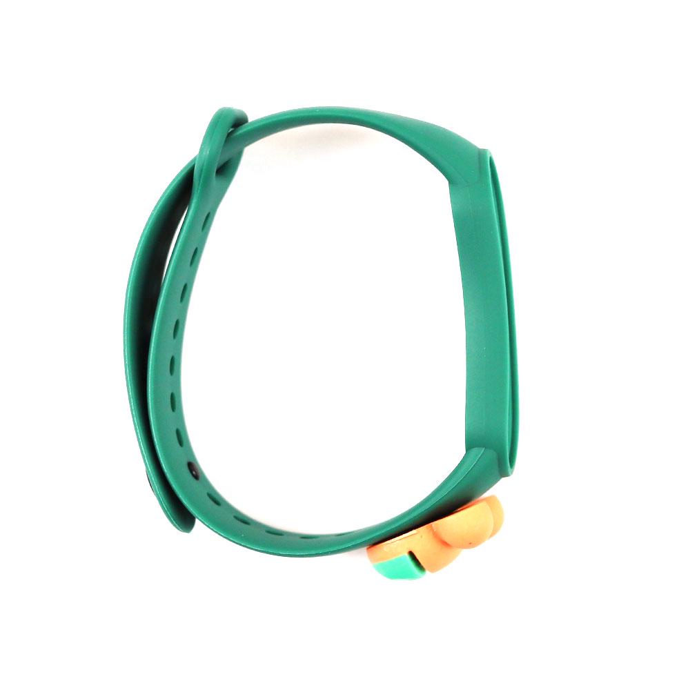 Ремінець для Xiaomi Mi Band 3/4 Silicone Cartoon Face series Mickey Mouse Green (11282735) - фото 2