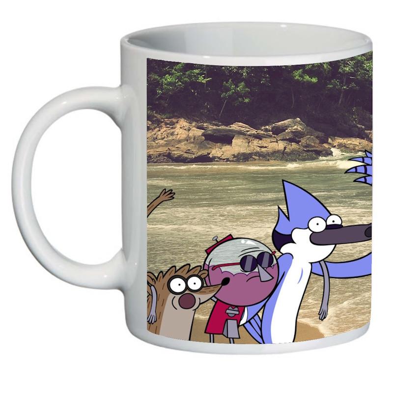 Чашка с принтом Обычный мультик Regular Show RS-008 (2181713225)