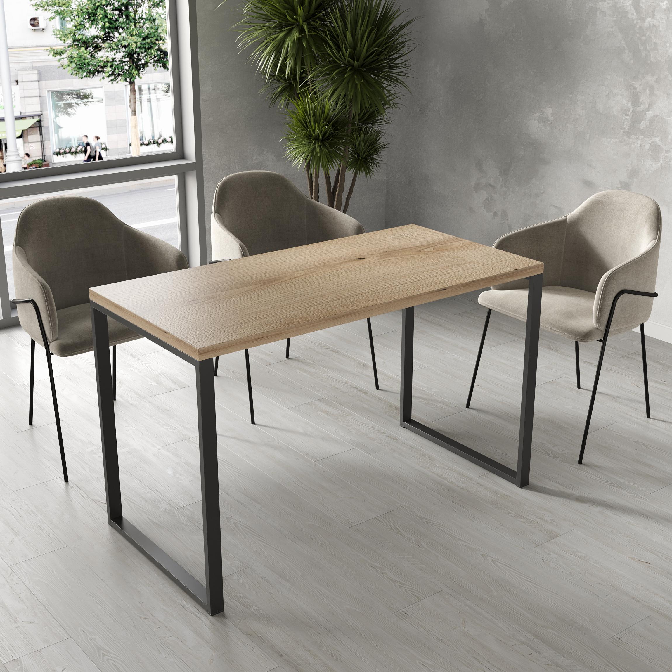 Обеденный стол 01 1200х500х32 мм Дуб Евок прибрежный (23507485) - фото 1