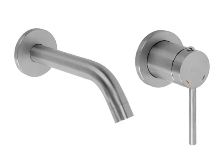 Смеситель для умывальника скрытого монтажа Rea Clif Brushed Nickel (REA-B5840)