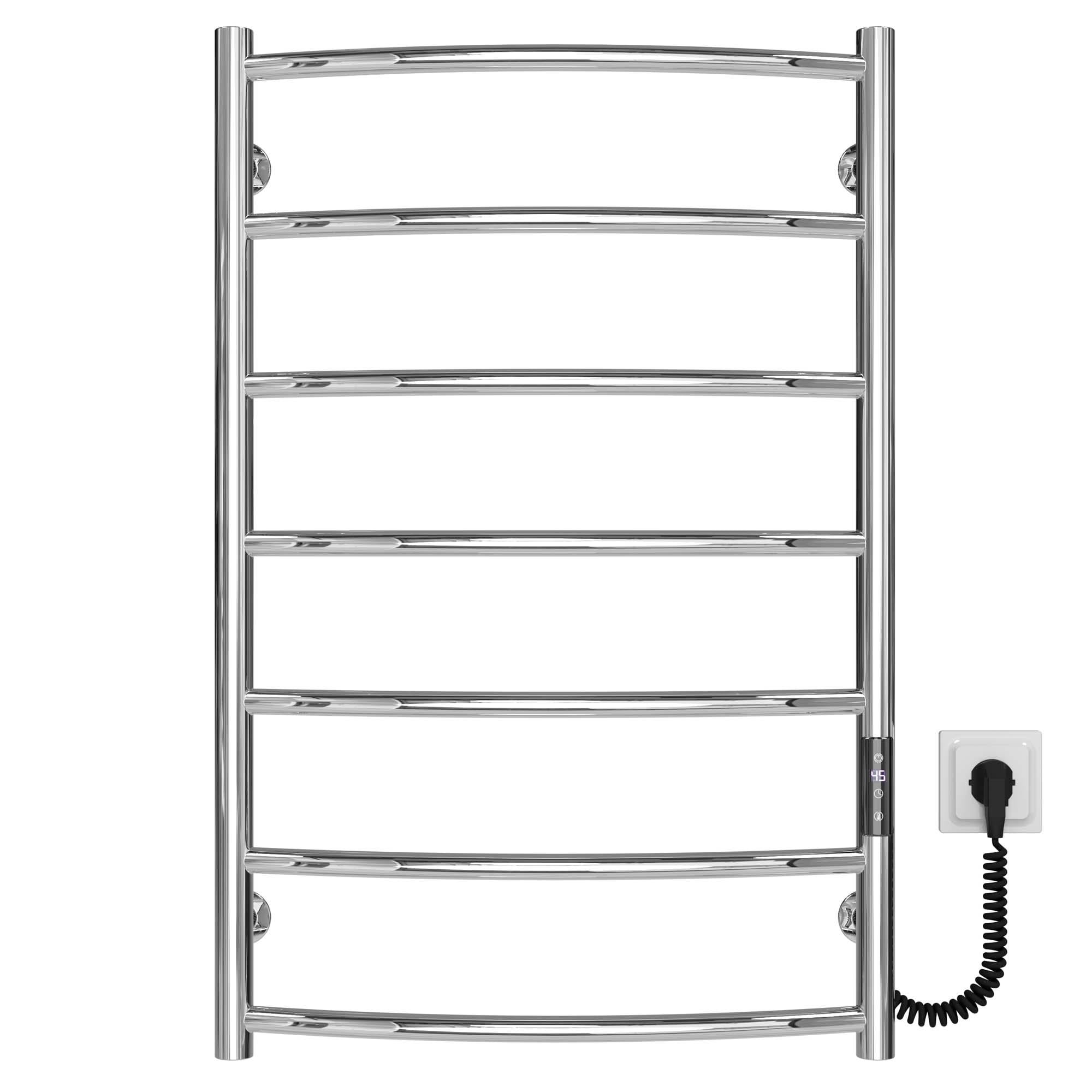 Полотенцесушитель электрический Deffi Классик П7 JD03 правое подключение нержавеющая сталь 500х800 мм Хром (C.DK.80.50.7.E.C.R.1)