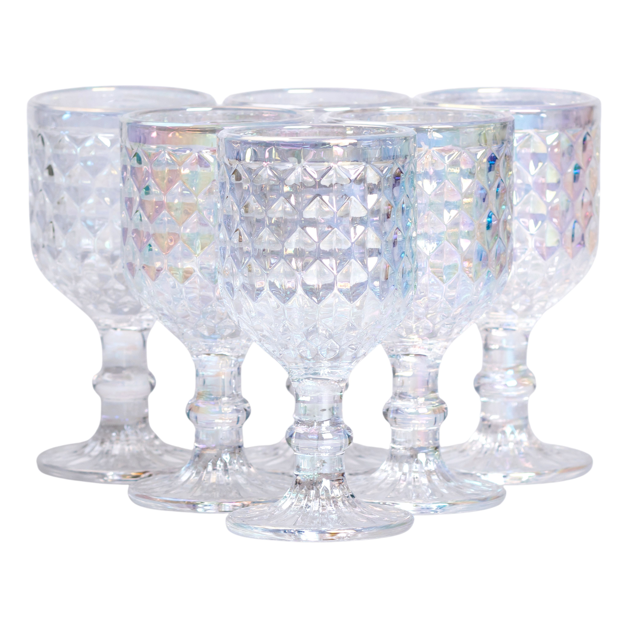 Набор рюмок на ножке стеклянных HP-19-113 50 мл 6 шт. (A-034207)