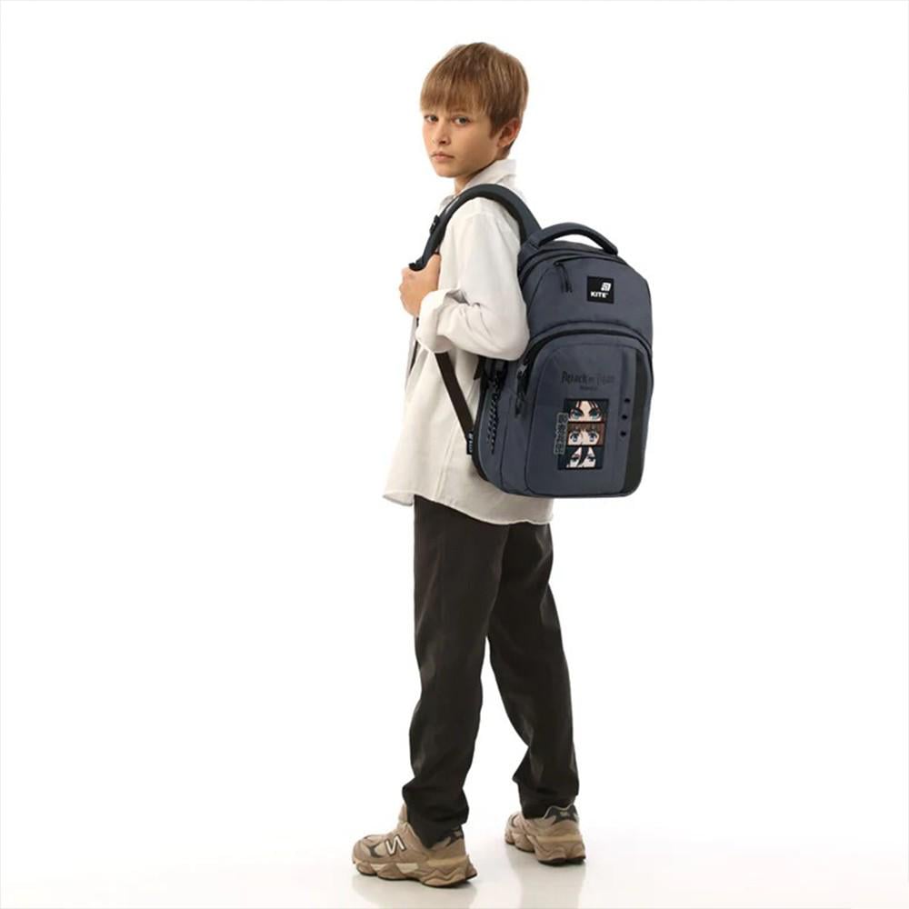 Школьный рюкзак KITE Education teens Attack on Titan 17 л (AT25-2578M) - фото 3 Школьный рюкзак KITE Education teens Attack on Titan 17 л (AT25-2578M) - фото 3