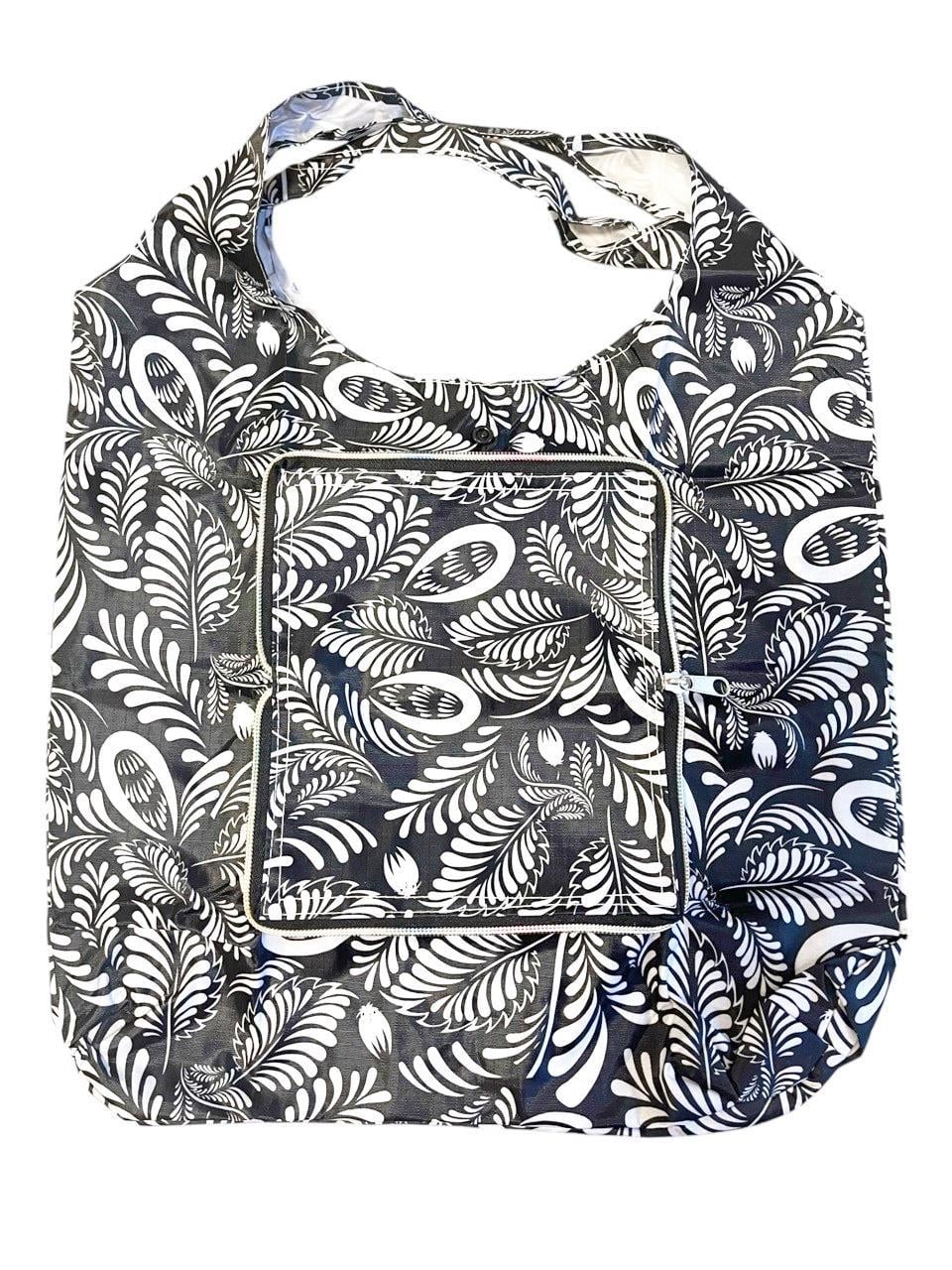 Сумка-шопер Перья сложные 50x40x6 см (24846480)