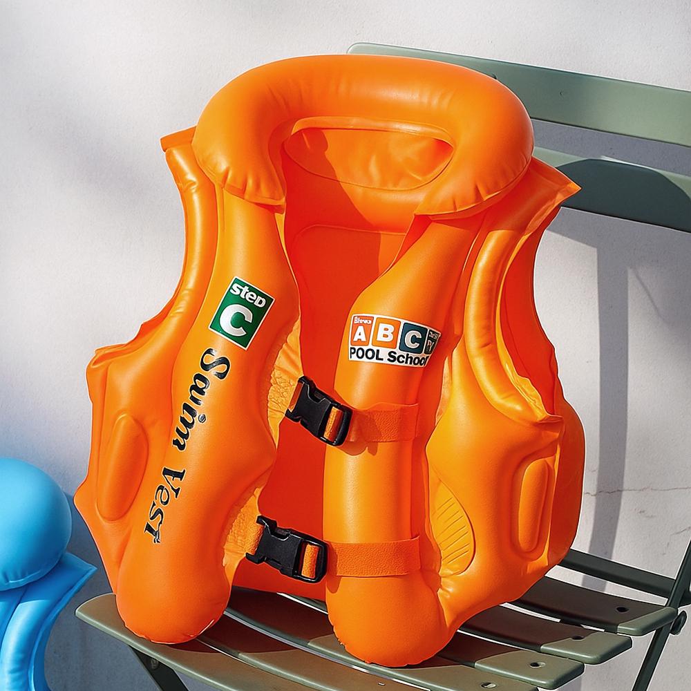 Надувний жилет для плавання для дітей Wave 45 см Помаранчевий (52-пом-BT-6525-M) - фото 10 Надувний жилет для плавання для дітей Wave 45 см Помаранчевий (52-пом-BT-6525-M) - фото 10