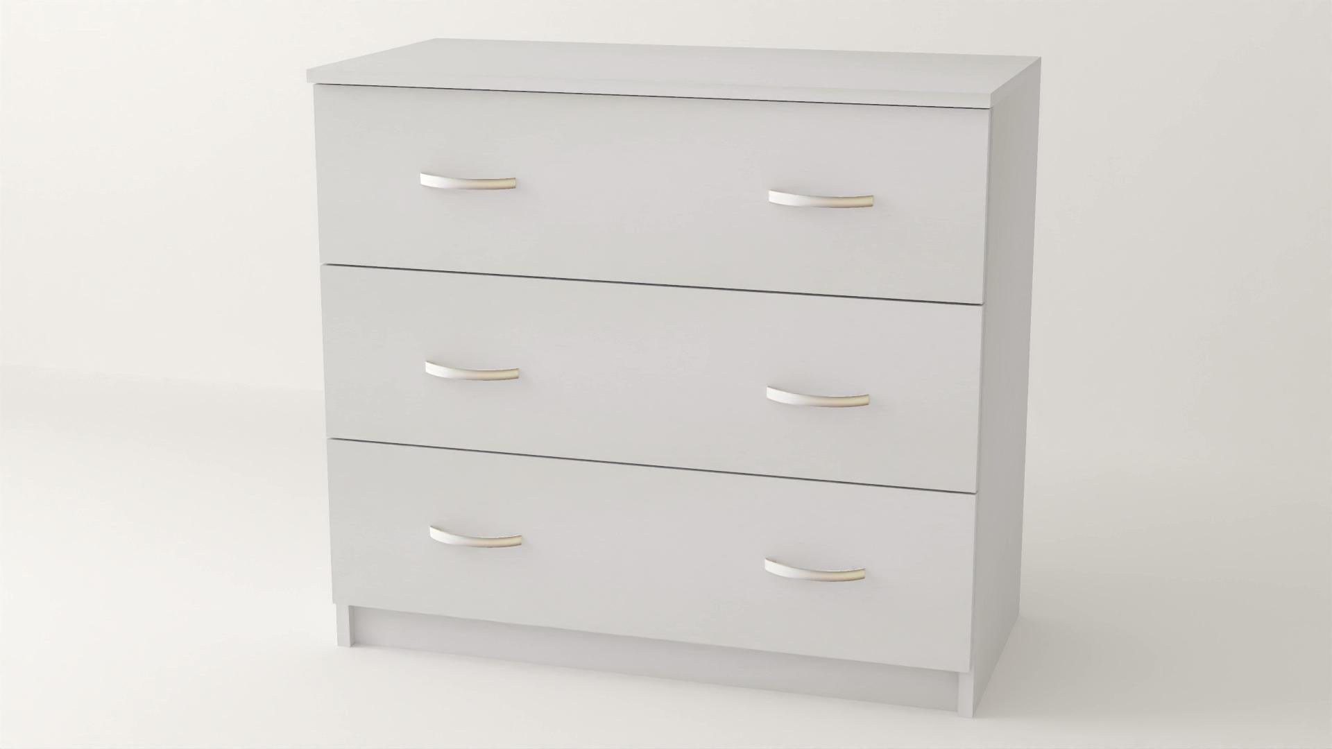 Комод Алекса ВК-6 94х38х72 см Белый