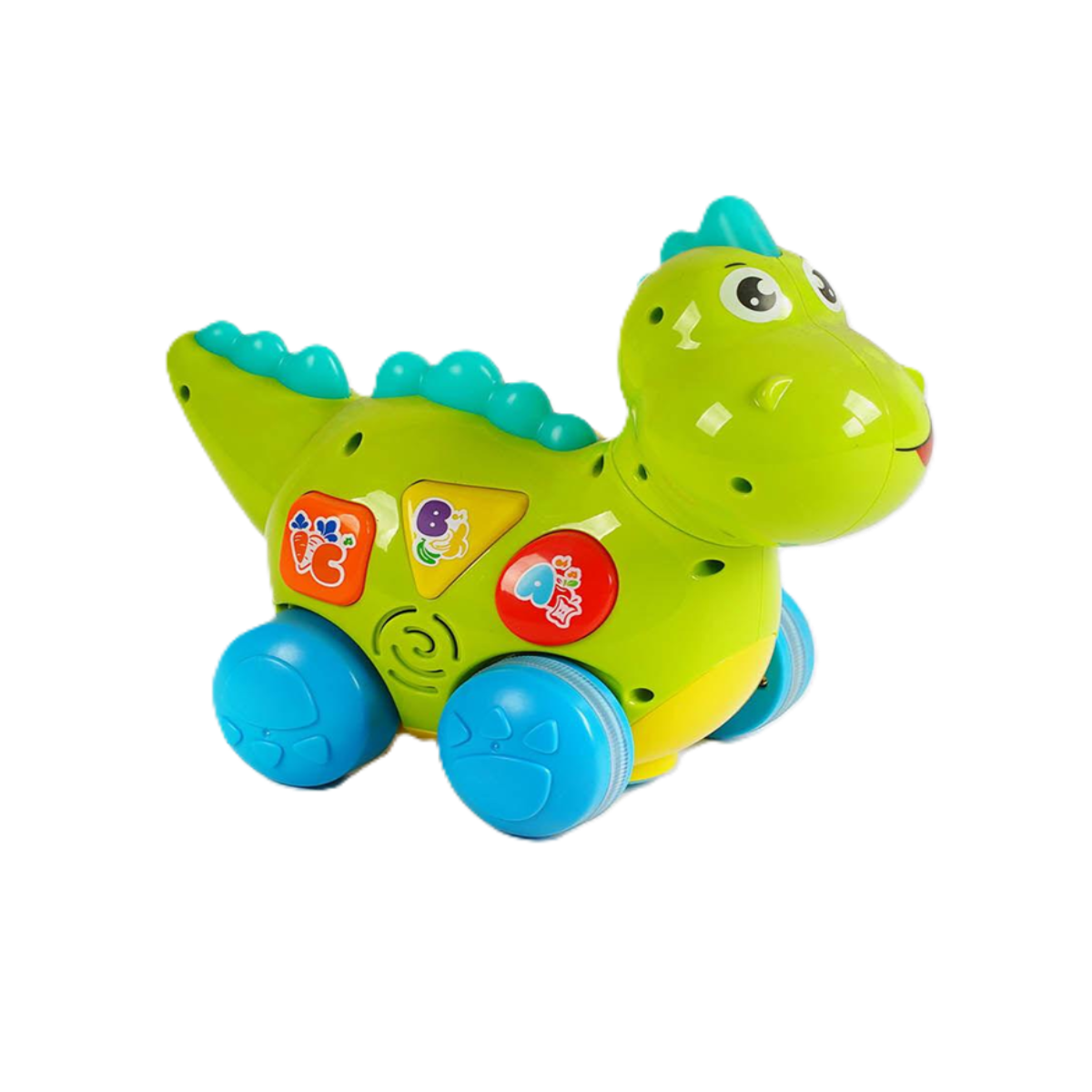 Динозаврик Huile Toys 6105 18/2 разговаривает на английском языке с подсветкой (70008)
