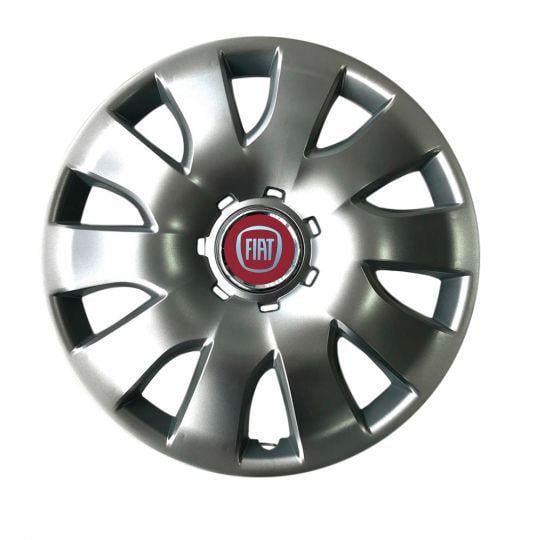 Автомобильные колпаки SKS 425 R16 с логотипом Fiat 4 шт. Серебристый