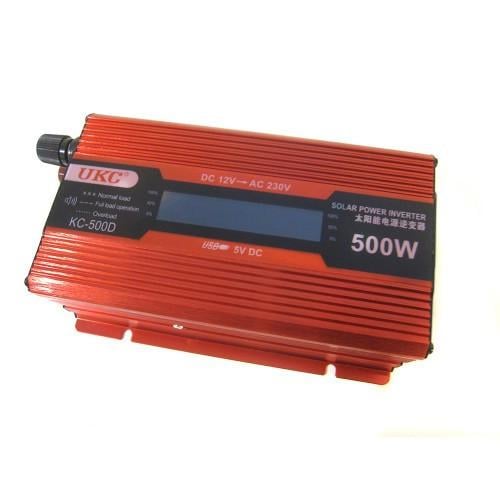 Інвертор автомобільний V-TEK KC-500D 12В-220 В 500 W Червоний (3-4-3738) - фото 4 Інвертор автомобільний V-TEK KC-500D 12В-220 В 500 W Червоний (3-4-3738) - фото 4