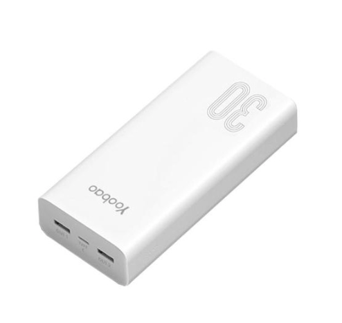 Повербанк Yoobao С30 30000 mAh 5V/2,1A White - фото 2