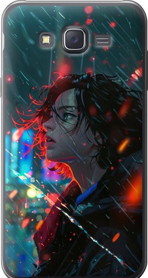 Чехол на Samsung Galaxy J7 J700H Ночные огни (6096u-101-42517)