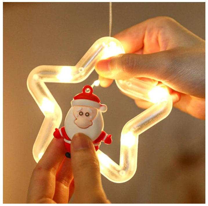 Гирлянда-штора Звезды-грани USB 3x3 м 300LED (234576472_279) - фото 8 Гирлянда-штора Звезды-грани USB 3x3 м 300LED (234576472_279) - фото 8