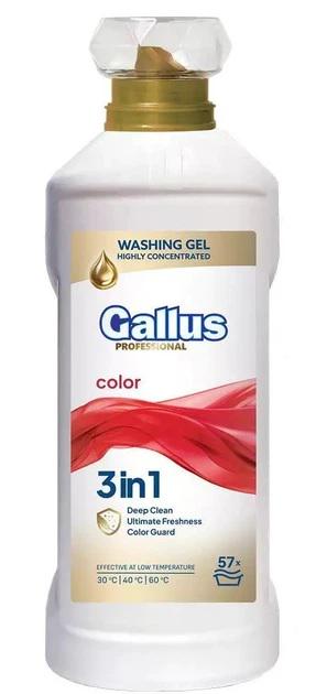 Гель для стирки Gallus Proffesional 3в1 Color Цветной 2 л 57 стирок