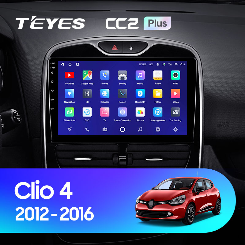 Автомагнітола штатна Teyes CC2 Plus для Renault Clio 4 BH98 KH98 2012-2016 Android (1631423556) - фото 3