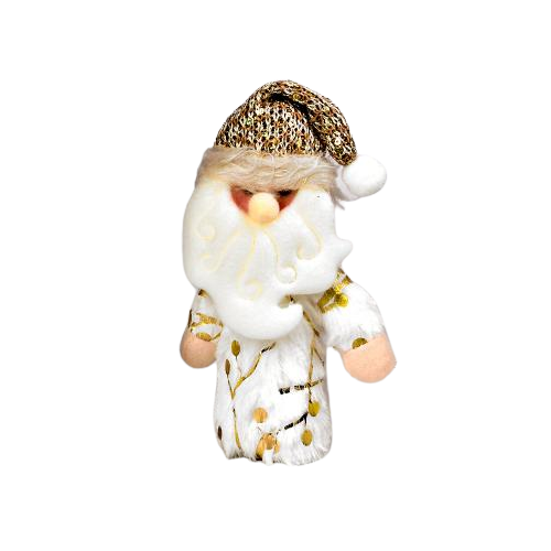 Фигурка новогодняя Stenson Snowman Santa R30920 светящийся 5х17 см (13103876)