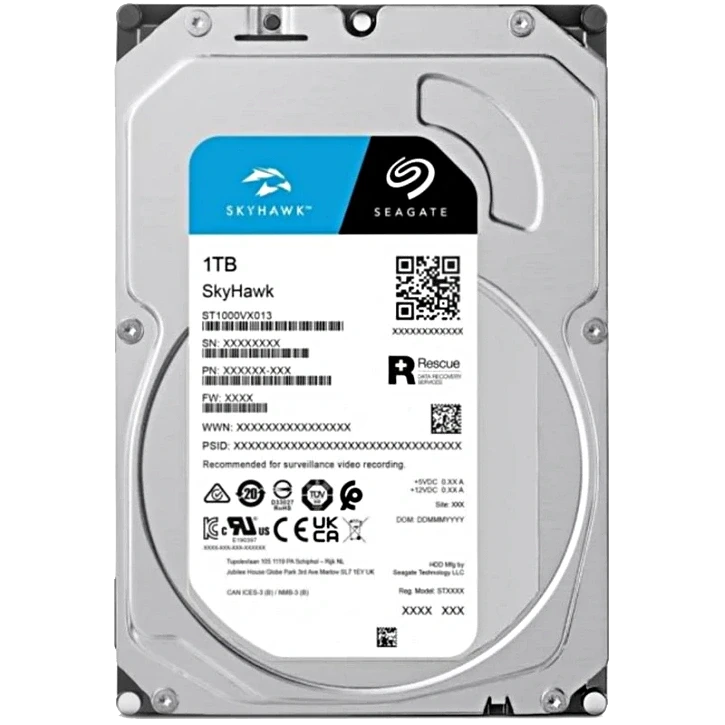 Жорсткий диск внутрішній Seagate SkyHawk ST1000VX013 1Тб Жорсткий диск внутрішній Seagate SkyHawk ST1000VX013 1Тб