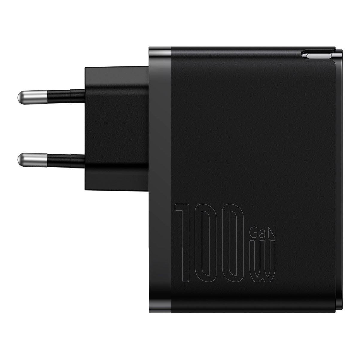 Зарядное устройство Baseus GaN5 QC4.0/PD3.0 100 W 20 V/5 A Type-C 1 м Black (CCGP090201) - фото 18