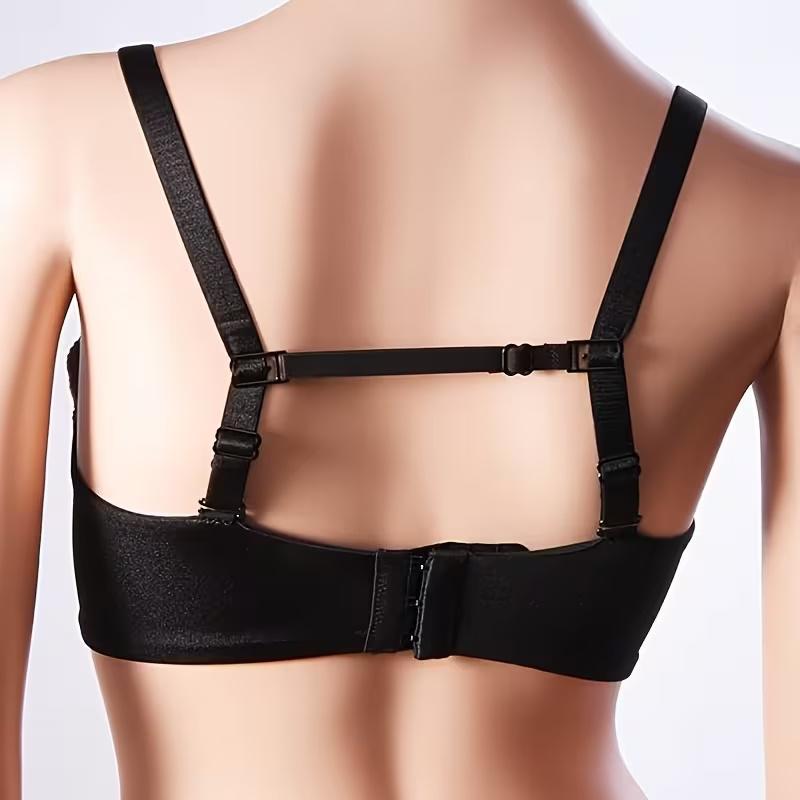 Фіксатори для бретелей бюстгальтера кліпса та лямка 2 шт. Чорний (3000003881) - фото 2 Фіксатори для бретелей бюстгальтера кліпса та лямка 2 шт. Чорний (3000003881) - фото 2