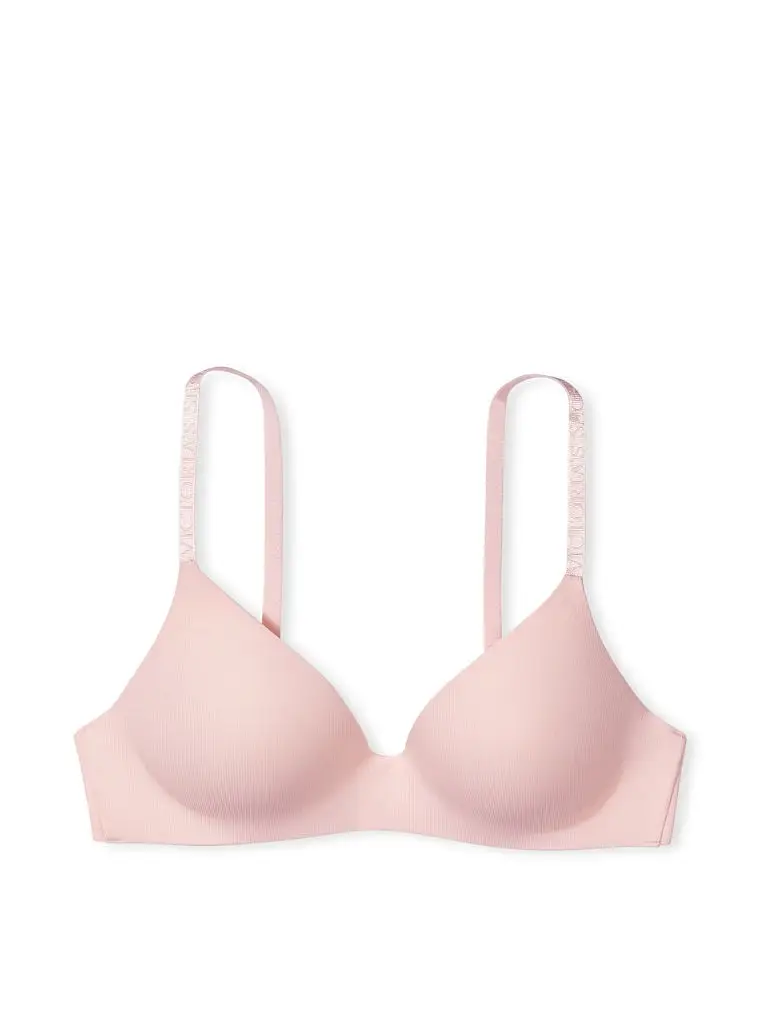 Бюстгальтер безкаркасний Victoria's Secret Lightly-Lined Wireless Bra 75D Бежевий (18515293) - фото 3