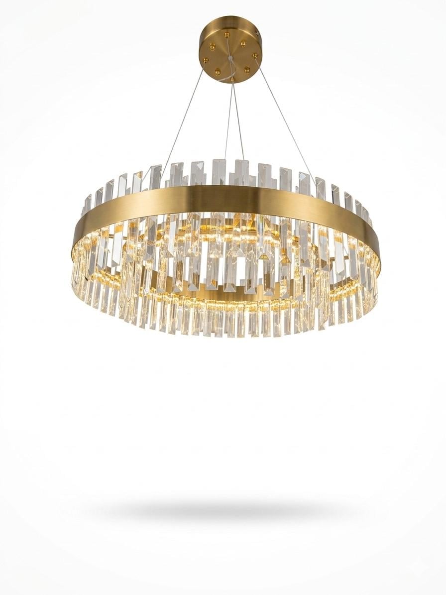 Люстра светодиодная Zilini ER2095/600 Латунь (32963848)