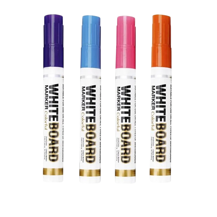 Набор маркеров для маркерных досок для офиса для школы легко стирается 4 шт. для белой доски для стекла и флипчарта