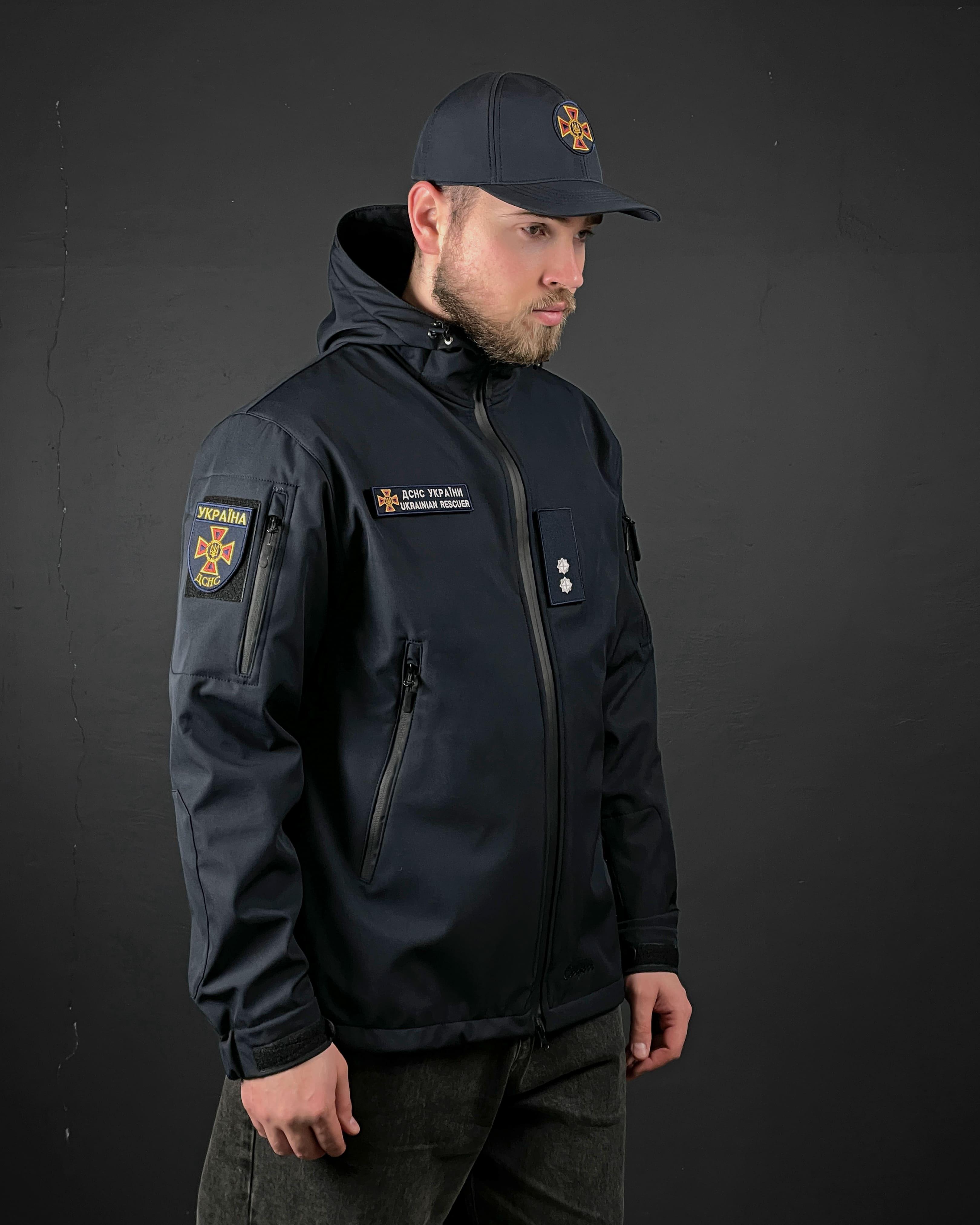 Куртка военная COOPERR Soft Shell II L Синий (KUR-1.2.L) - фото 2