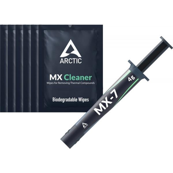 Термопаста Arctic MX-7 4 г та MX Cleaner 6 шт. (ACTCP00092A)