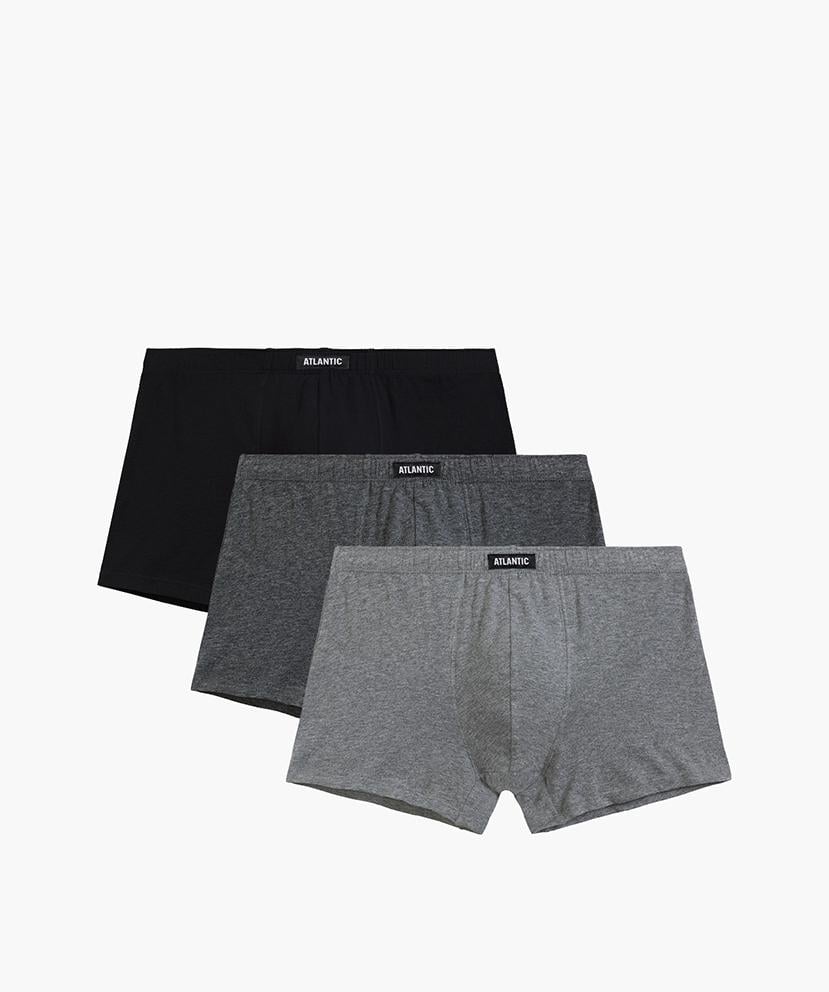 Трусы шортамы мужские Atlantic Basic 3BMH-0070 3 шт. CZA/SZM/SZMC (5903351395052) Трусы шортамы мужские Atlantic Basic 3BMH-0070 3 шт. CZA/SZM/SZMC (5903351395052)